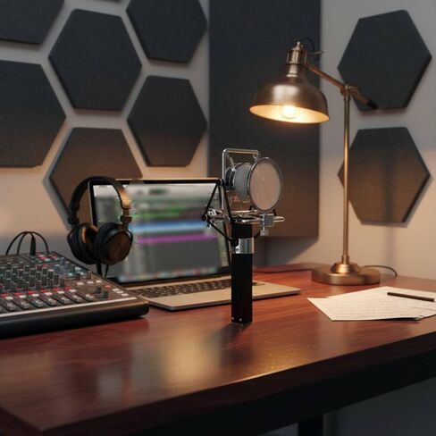 Yiju Audio Device Cover Kit Body Housing Handheld Condenser Mic Parts Metal Construction with Organized Mic Build for Studio Equipment Suitable for Music Studio Builds Repairs Home in Kuwait