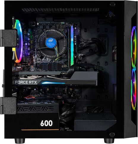 CLX Set Gaming PC - Intel® Core™ i5 14400F 2.5GHz, GeForce® RTX 4060, 1TB NVMe M.2 SSD, 16GB DDR5 RGB Memory, CPU air Cooler, WiFi, Windows 11 Home, Black in Saudi Arabia