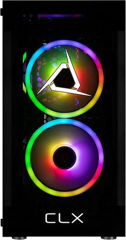 CLX Set Gaming PC - Intel® Core™ i5 14400F 2.5GHz, GeForce® RTX 4060, 1TB NVMe M.2 SSD, 16GB DDR5 RGB Memory, CPU air Cooler, WiFi, Windows 11 Home, Black in Saudi Arabia