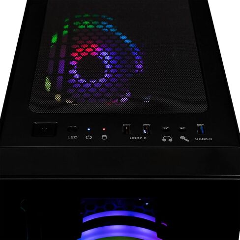 CLX Set Gaming PC - Intel® Core™ i5 14400F 2.5GHz, GeForce® RTX 4060, 1TB NVMe M.2 SSD, 16GB DDR5 RGB Memory, CPU air Cooler, WiFi, Windows 11 Home, Black in Saudi Arabia
