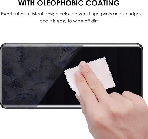Screen Protector for OnePlus 12, Tempered Glass UV Set [3 Pack],Edge to Edge Full Coverage,Fingerprint-ID Compatible,Sensitive Touch in Saudi Arabia