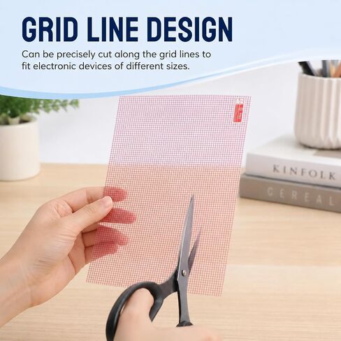4 Pack Cut to Fit Screen Protector with Grid Lines (295x210mm) in Kuwait