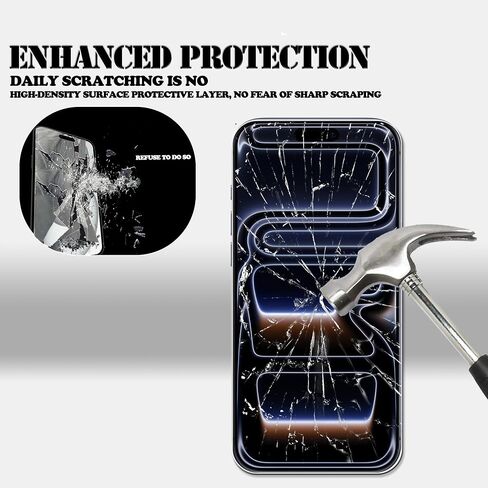 Screen Protector For iPhone17Promax Tempered Glass 2-Pack Camera Lens Protector Film 2-Pack With Easy Alignment Tool in Saudi Arabia