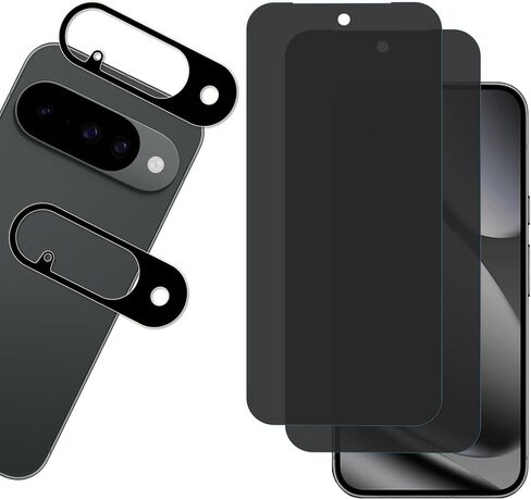Privacy Screen Protector Designed For Google Pixel 10 Anti Spy Private Tempered Glass Film 2-Pack Camera Lens Protector Film 2-Pack in Saudi Arabia