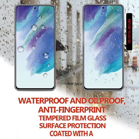 [2+2 Pack Tempered Glass Film For Samsung Galaxy S21 FE 5G Screen Protector 2-Pack with Camera Lens Protector 2-Pack in Saudi Arabia