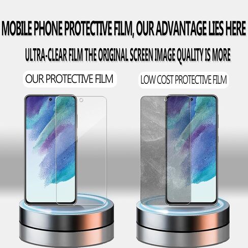 [2+2 Pack Tempered Glass Film For Samsung Galaxy S21 FE 5G Screen Protector 2-Pack with Camera Lens Protector 2-Pack in Saudi Arabia