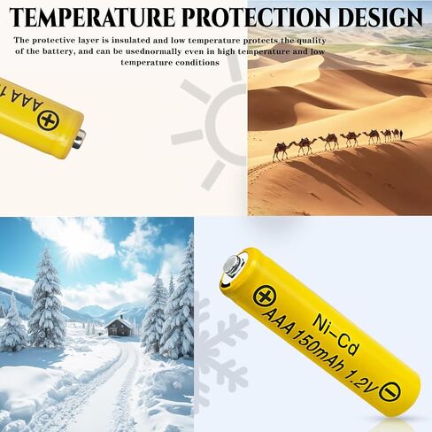 NiCD AAA 150mAh 1.2V Rechargeable Batteries 10Packs for Outdoor Solar Light in Saudi Arabia