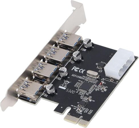 HighSpeed USB 3.0 PCI Express Expansion Card, 4 Ports 5Gbps in Saudi Arabia