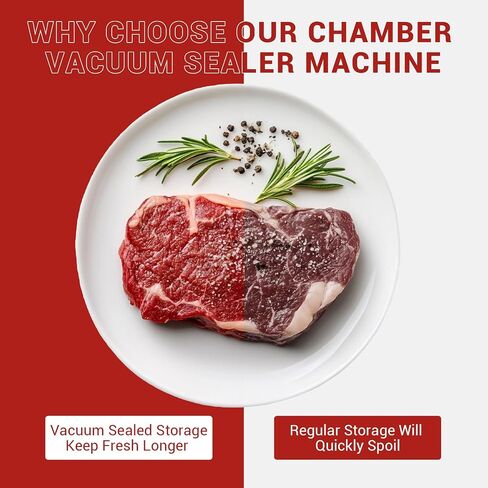 Chamber Vacuum Sealer with Marinade Function 11.5" Sealing Length in Saudi Arabia