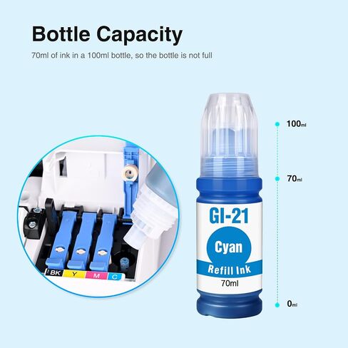 Starink GI-21 21 G3270 Ink Bottles Replacement for Canon G3270 Ink Refill in Kuwait