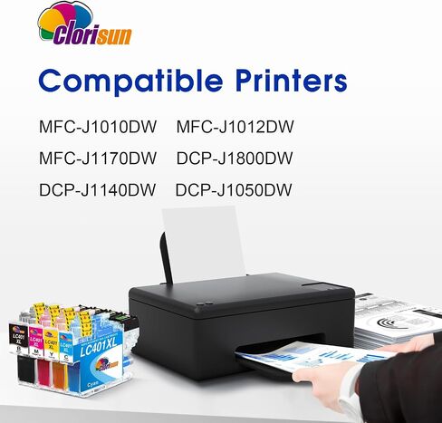 LC401XL LC401 MFC-J1010DW Ink Cartridges for Brother Printer MFC J101DW in Saudi Arabia