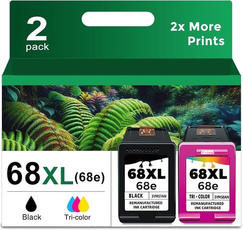 68XL 68 XL Ink Cartridges Combo Pack to 6155e 6100e 6555e 6165e Printer Ink in Kuwait