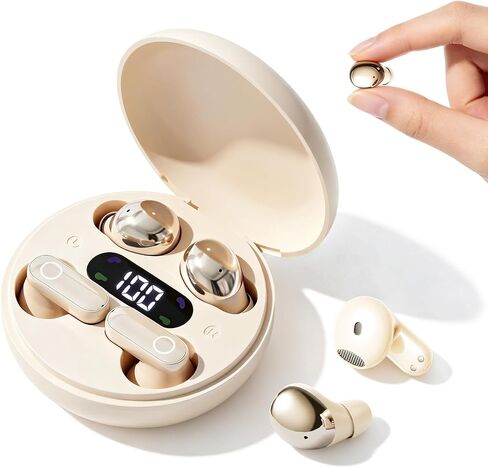 Xmenha Small Invisible Mini 2 Set Purple Earbuds Wireless Bluetooth Tiny Ear Buds for Small Ear Canals Kids Micro Invisible Headphones Low Profile Tiny Smallest Sleep Discreet Hidden Earbuds for Work in Saudi Arabia