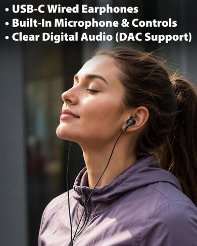 Travel Depot Wired Earbuds USB C with Mic in Kuwait