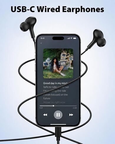 Travel Depot Wired Earbuds USB C with Mic in Kuwait