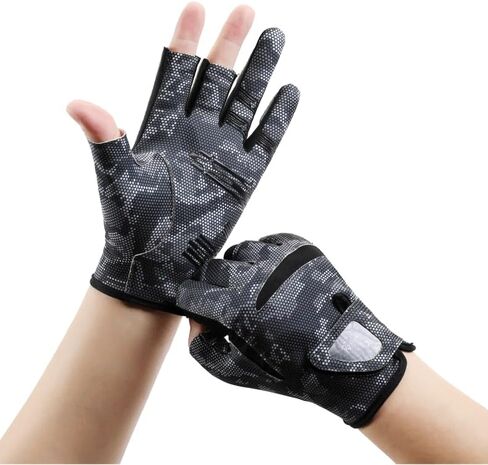 Mealah Breathable Fishing-Gloves for Men Women - Non-Slip Sun Protection for Outdoor, Kayaking, Rowing in Saudi Arabia