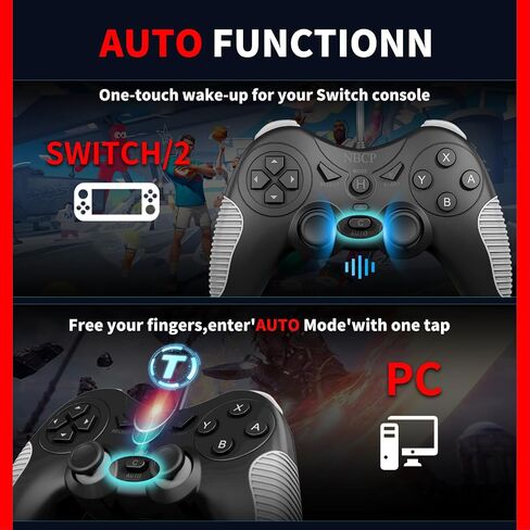 NBCP W5 Wired Controller for Switch 2,Switch,PC,PS3 Gamepad in Saudi Arabia
