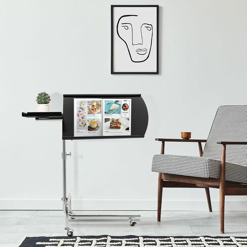 Adjustable Laptop Table with Rubber Wood Top for Bedroom Sofa Living Room in Saudi Arabia