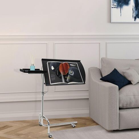 Adjustable Laptop Table with Rubber Wood Top for Bedroom Sofa Living Room in Saudi Arabia