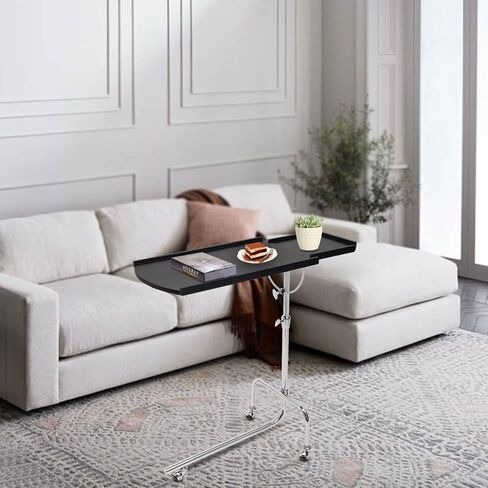 Adjustable Laptop Table with Rubber Wood Top for Bedroom Sofa Living Room in Saudi Arabia