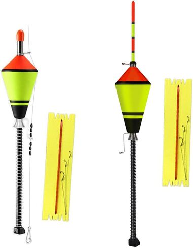 Automatic Fishing Float Portable Fast Fishing Float with Spring High Resiliences Fishing Float Device Easy to Use in Saudi Arabia