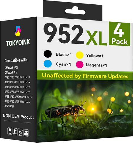 خراطيش الحبر 952XL المُعاد تصنيعها لاستبدال خراطيش الحبر HP 952 in Kuwait