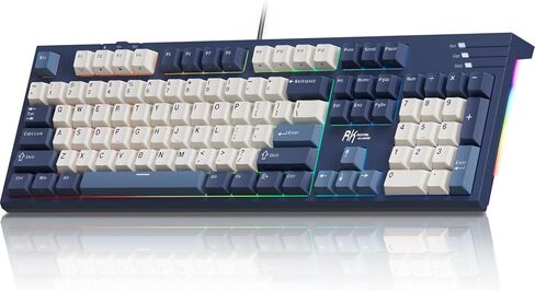 RK ROYAL KLUDGE R104 Wired Mechanical Keyboard Full Size, Gasket Mount in Kuwait