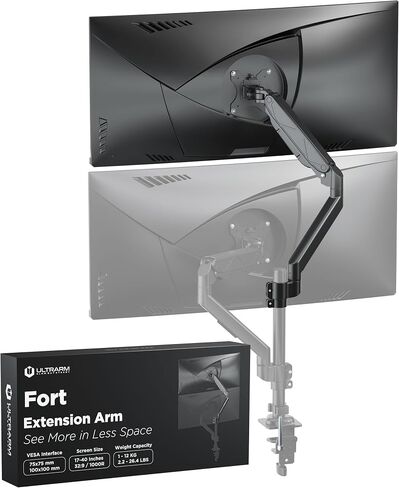 ULTRARM Extra-Tall Heavy-Duty Monitor Arm Mount for 40" Ultrawide Monitors in Kuwait