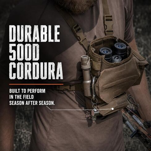 Lone Trail Brown MOLLE Bino Harness Bottom Pouch - 4x6 Storage Attachment in Kuwait