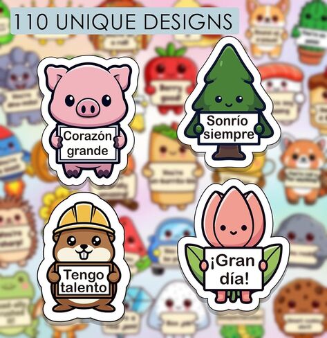 Holographic Spanish Reward Stickers for Classroom & Students - Motivational Pegatinas para Nios - Calcomanias de Recompensa for Teachers & Learning in Saudi Arabia