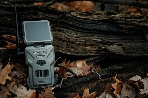 SPYPOINT Flex-S Dark Solar Cellular Trail Camera, Integrated Solar Panel, On-Demand Capable, LTE Connectivity, 100-foot Detection Range with LIT-22 Rechargeable Batteries 32GB SD Cards (2 Pack) in Saudi Arabia