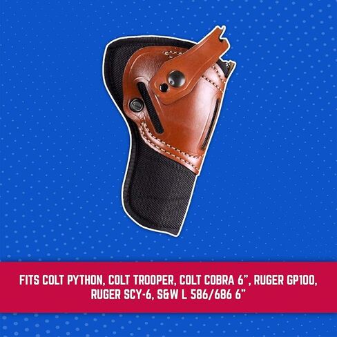 Desantis Wild Hog Revolver Hybrid Holster - Ambidextrous, Black in Saudi Arabia
