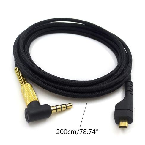 sara-u 2020 New Replacement 3.5mm Nylon Audio- Cable for Steelseries Arctis/ 3/5/7/Pro 2m Long Gaming Headset Line for Laptop in Saudi Arabia