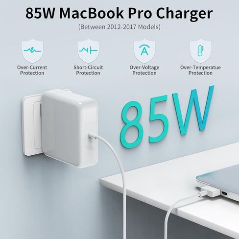 85W Mag-Safe 2 Charger for MacBook Pro 13" 15" 17" MacBook Air with T-Tip in Kuwait