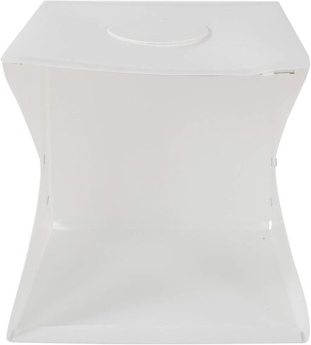 LED Foldable Lightbox Adjustable Photography Softbox for Small Objects, 10 Brightness Levels, 3 Color Temperatures, 6 Backgrounds, 15.7x15.7x15.7in in Saudi Arabia