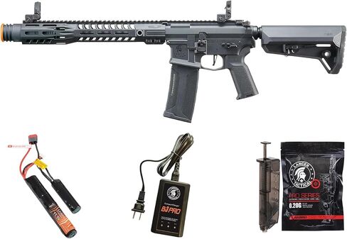Lancer Tactical Gen 3 SLR SD AEG 13'' Airsoft Rifle Ambidextrous Left/Right Control Programmable ETU & Mosfet (Battery & Charger Included) in Saudi Arabia