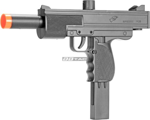 مسدس BBTac Airsoft - مسدس زنبركي يعمل بنظام Uzi، مسدس Airsoft ذو طلقة واحدة للتصويب التكتيكي والتمرين على الهدف in Kuwait