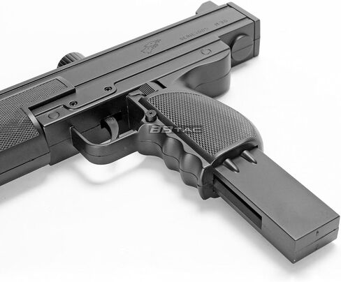 مسدس BBTac Airsoft - مسدس زنبركي يعمل بنظام Uzi، مسدس Airsoft ذو طلقة واحدة للتصويب التكتيكي والتمرين على الهدف in Kuwait