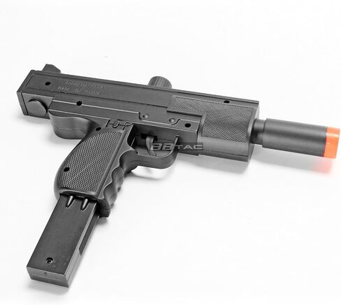 مسدس BBTac Airsoft - مسدس زنبركي يعمل بنظام Uzi، مسدس Airsoft ذو طلقة واحدة للتصويب التكتيكي والتمرين على الهدف in Kuwait