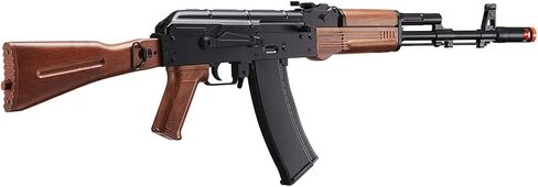 Classic Ak Airsoft Foldable Stock AK-74 AEG - Black & Wood in Kuwait