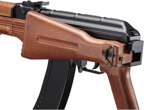 Classic Ak Airsoft Foldable Stock AK-74 AEG - Black & Wood in Kuwait
