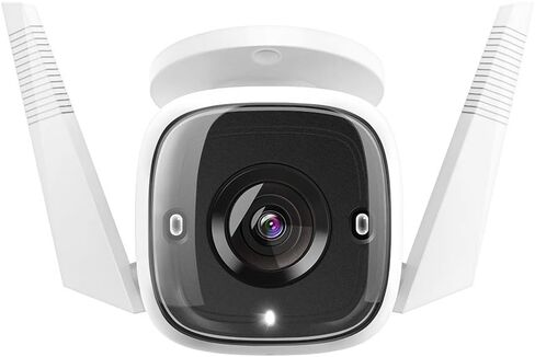 Tapo Tp-Link C310 New Outdoor Security Wi-Fi Camera 3MP High Definition, Built-in Siren with Night Vision, 2-Way Audio, SD Storage (White) in Saudi Arabia