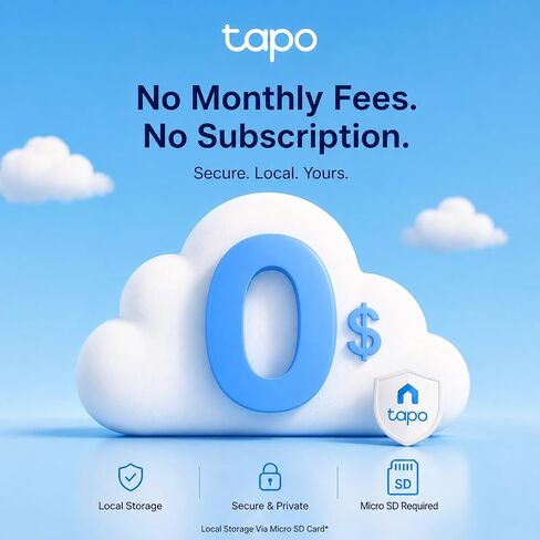 Tapo Tp-Link C310 New Outdoor Security Wi-Fi Camera 3MP High Definition, Built-in Siren with Night Vision, 2-Way Audio, SD Storage (White) in Saudi Arabia