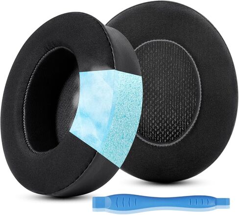 GEVO Earpads Replacement for Beats Studio 2/Studio 3 Wired & Wireless Headphones, Ear Pads Cushion for Beats Studio 2/Studio 3 with High-Density Noise Isolation Memory Foam (Cooling Gel Black) in Kuwait