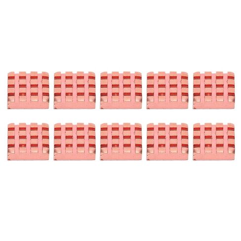 Brass Slot Fin Heat Sinks, 10-Pack with Thermal Adhesive in Saudi Arabia