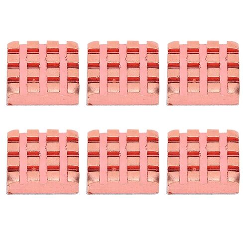 Brass Slot Fin Heat Sinks, 10-Pack with Thermal Adhesive in Saudi Arabia