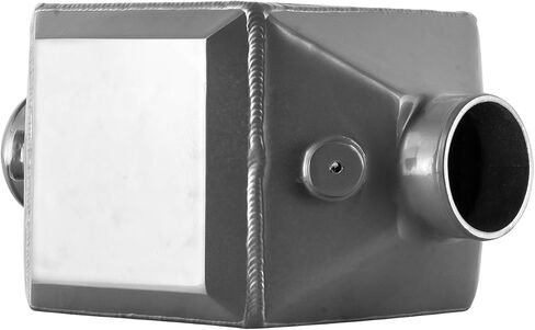 Aluminum Water to Air Intercooler, 4" Inlet & Outlet, 17.4"x12"x9" Silver in Saudi Arabia