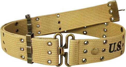 WW2 US Army Pistol Battle Tactical Military Hunting Web War Combat Belt in Saudi Arabia