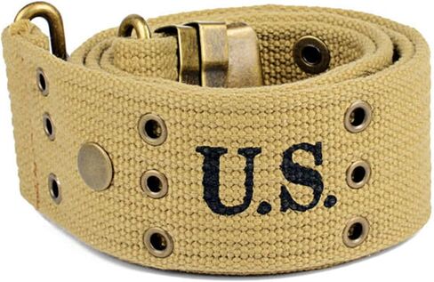 WW2 US Army Pistol Battle Tactical Military Hunting Web War Combat Belt in Saudi Arabia