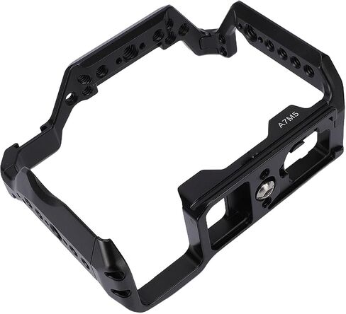 Camera Cage Camera Cage Complete Metal Frame Kit for A7M5 A7R5 A7M4 with Threaded Holes 1/4 3/8 Cold Shoe Mount Slide Slot Arca in Kuwait